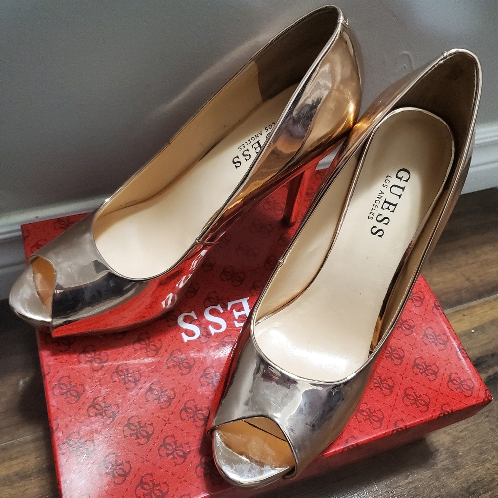 Rose gold heels